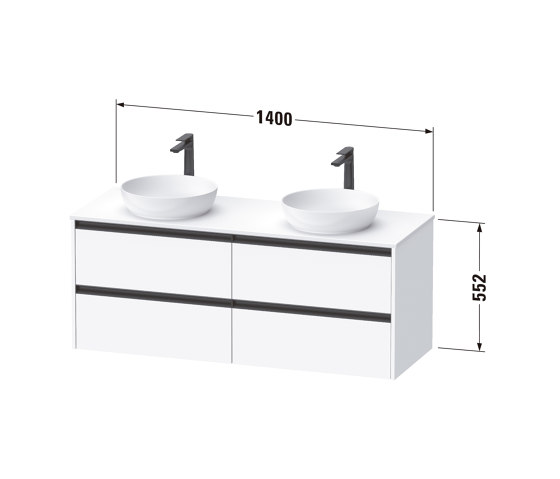 Sivida vanity unit wall-mounted | Vanity units | DURAVIT