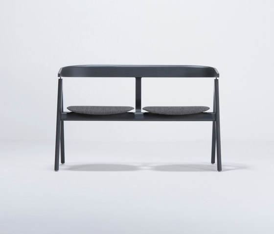 Ava bench | Black Oak | Benches | Gazzda