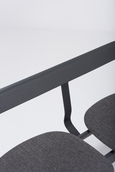 Ava bench | Black Oak | Benches | Gazzda