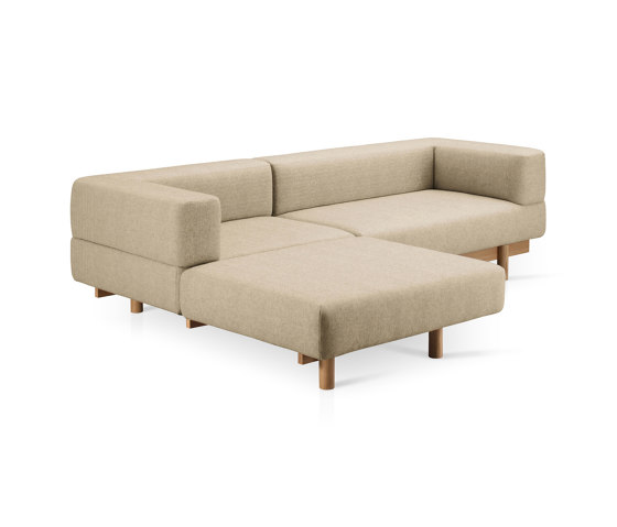 Alchemist Sofa with Chaise Lounge, Beige/Camira, Left | Chaise longues | EMKO PLACE