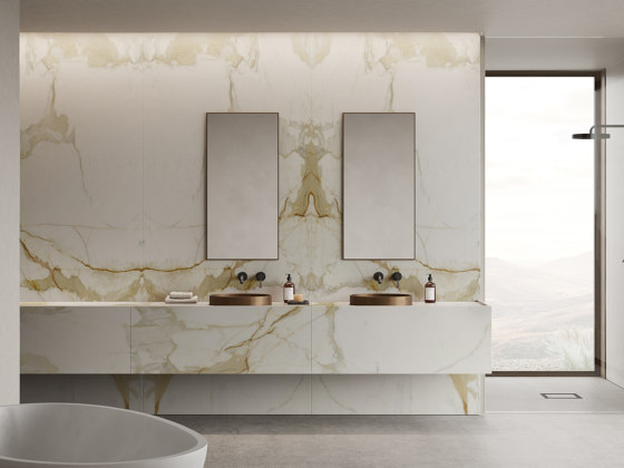 White natural stones | Calacatta Oro | Naturstein Fliesen | Margraf