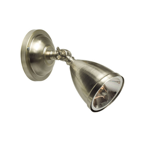 Spotlight, Shade + Integral Trans. inc. lamp, Nickel Plated | Lámparas de pared | Original BTC