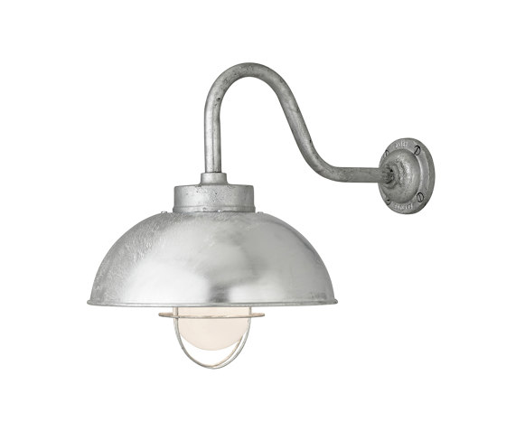 Shipyard Wall, Galvanised, Frosted Glass | Wall lights | Original BTC