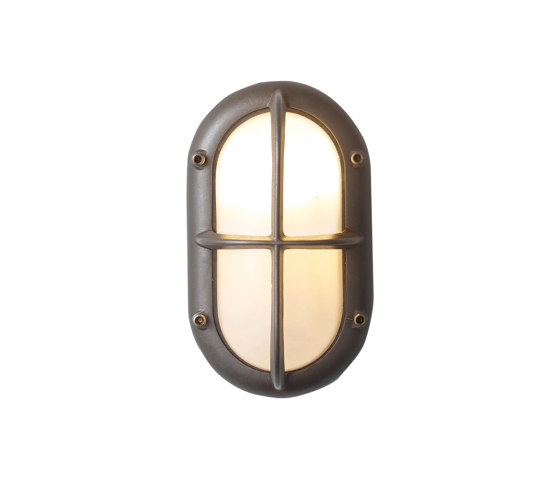 Small Exterior Bulkhead Fitting, Weathered Brass | Lampade parete | Original BTC