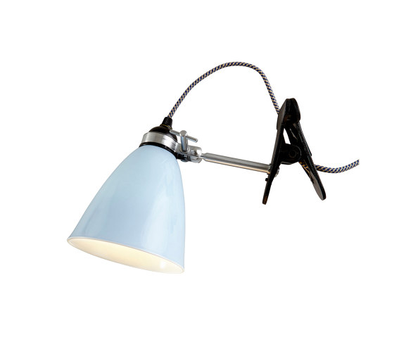 Hector Medium Dome Clip Light, Light Blue | Lámparas especiales | Original BTC