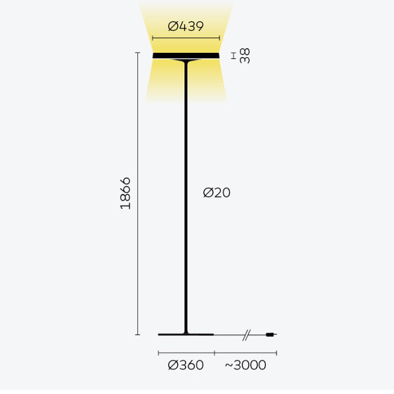 Disk 10 - aluminium | Free-standing lights | BELUX