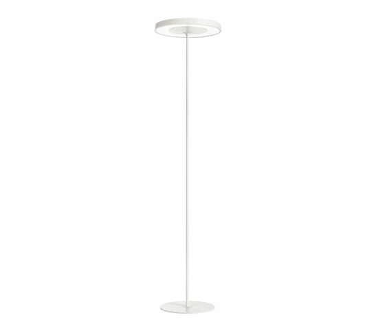 Disk 10 - white | Lampade piantana | BELUX