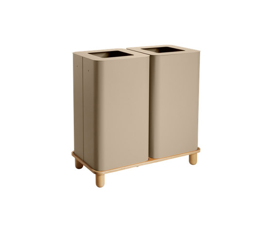 Arkad Duo Latte | Waste baskets | MIZETTO