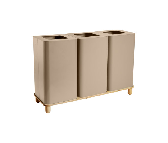 Arkad Trio Latte | Waste baskets | MIZETTO