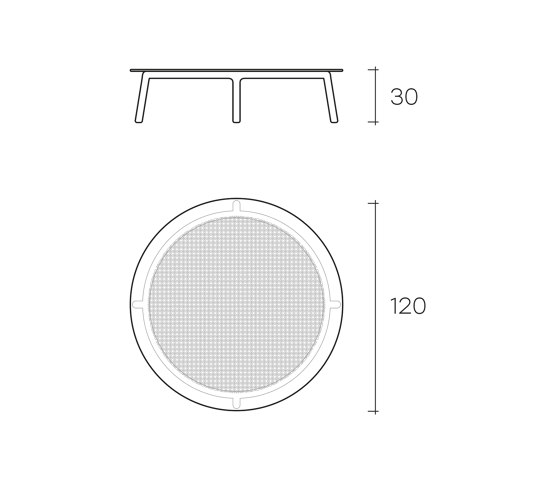 cannage | Tables basses | Fiam Italia