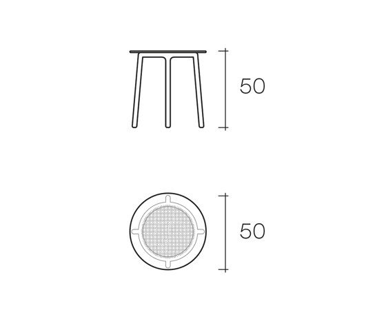 cannage | Tables basses | Fiam Italia