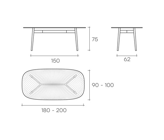 coral beach | Dining tables | Fiam Italia