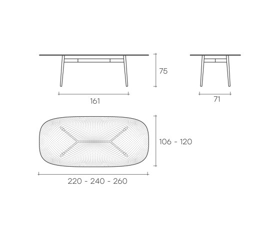 coral beach | Dining tables | Fiam Italia