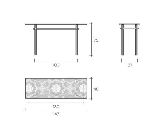 cristaline | Tables consoles | Fiam Italia