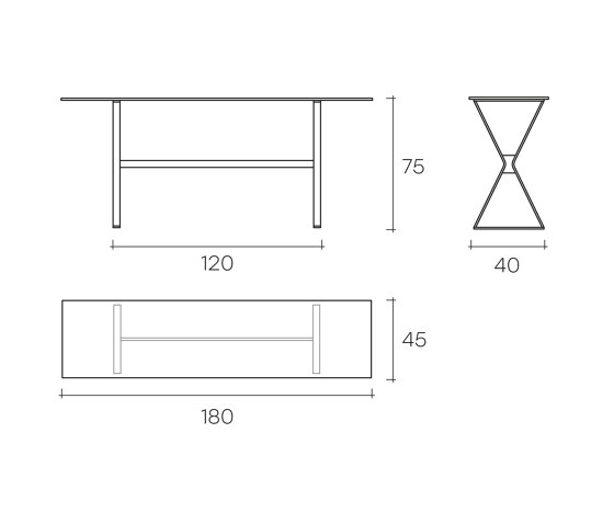 hype | Tables consoles | Fiam Italia