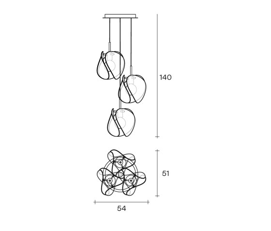 tau | Suspended lights | Fiam Italia