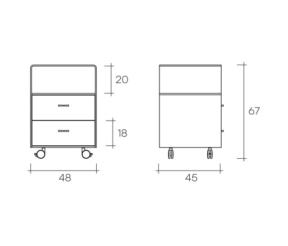 rialto cassettiera | Sideboards | Fiam Italia