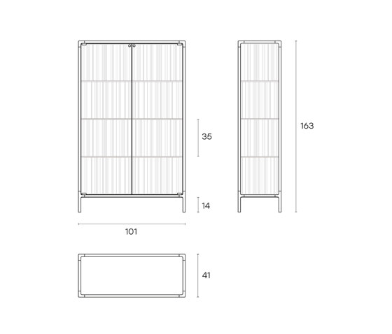 echo line | Cabinets | Fiam Italia