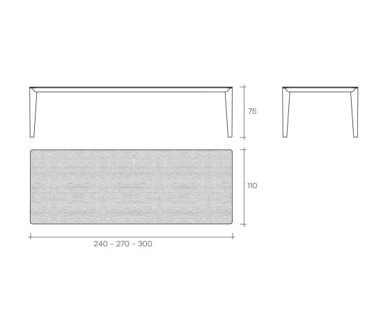 flaminio | Dining tables | Fiam Italia