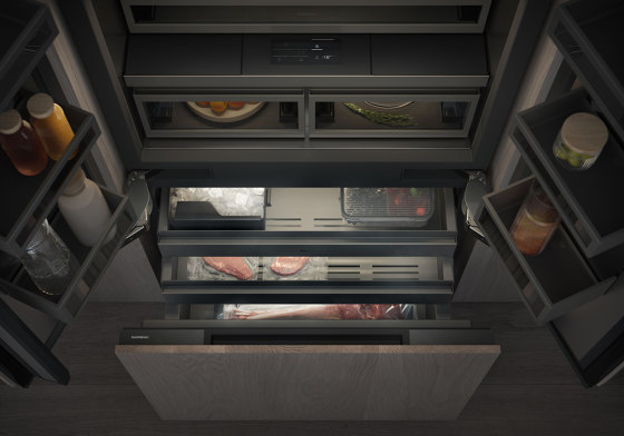 The new generation of cooling | Vario Fridge-Freezer Combination 400 Series | RVY 497 | Freezers | Gaggenau