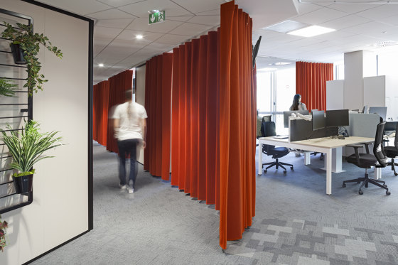 Velio Acoustic curtains | Sound absorbing objects | Texaa®