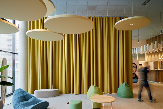 Velio Acoustic curtains | Sound absorbing objects | Texaa®