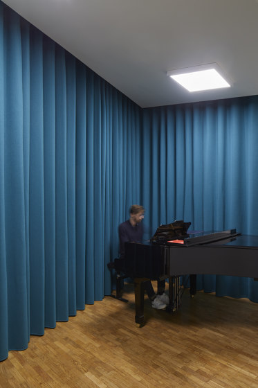 Velio Acoustic curtains | Objetos fonoabsorbentes | Texaa®