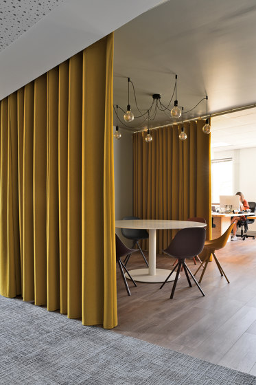 Velio Acoustic curtains | Objetos fonoabsorbentes | Texaa®