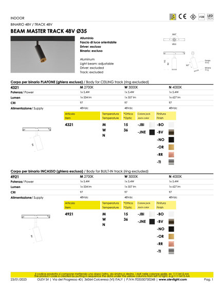 Beam Master Track 35 | Suspensions | OLEV