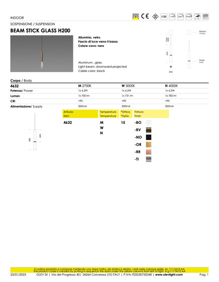 Beam Stick Glass | Suspensions | OLEV