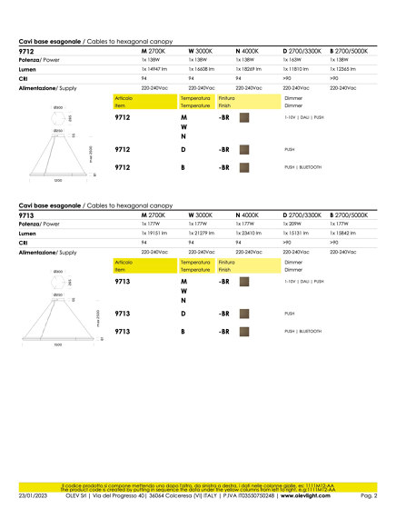 Exagon | Lampade sospensione | OLEV