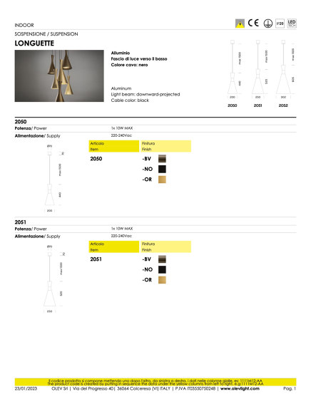 Longuette | Suspensions | OLEV