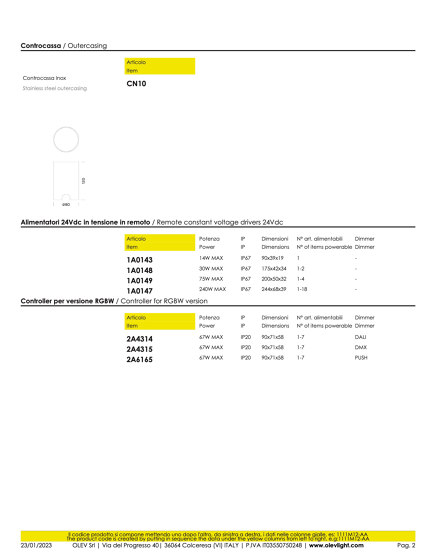 Maxi Dot | Lámparas exteriores empotrables de suelo | OLEV