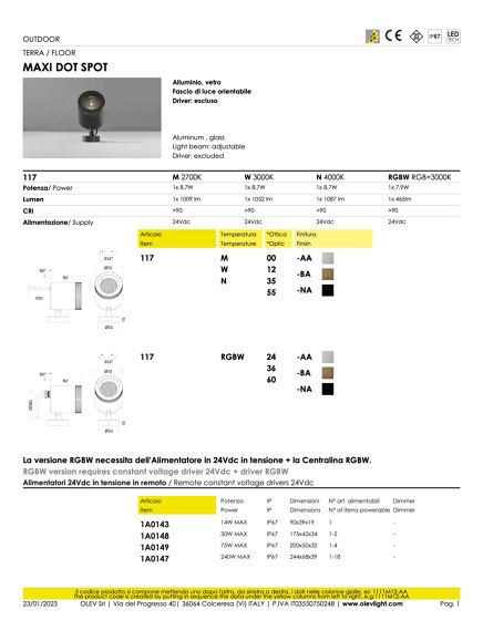 Maxi Dot Spot | Floor lights | OLEV