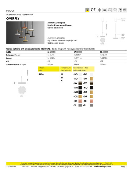 Overfly | Lampade sospensione | OLEV