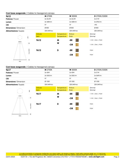 Poly Esagono | Lampade sospensione | OLEV