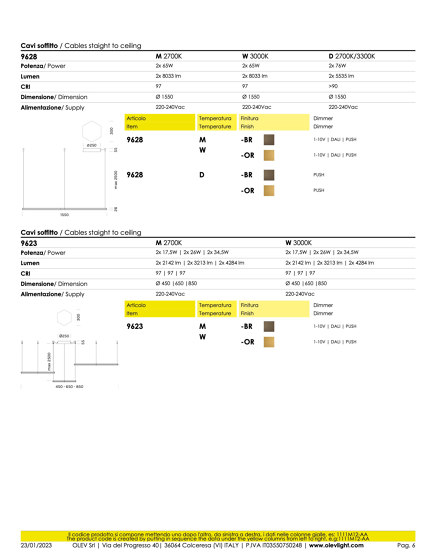 Poly Esagono | Lampade sospensione | OLEV