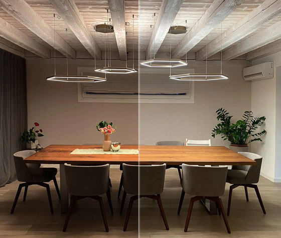 Poly Esagono Dim To Warm | Suspended lights | OLEV