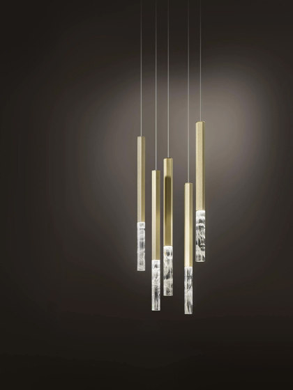 Shine Vertical Plumage | Suspended lights | OLEV