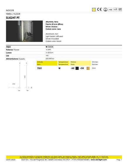 Slight PT | Bodenleuchten | OLEV