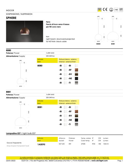 Sphere | Suspensions | OLEV