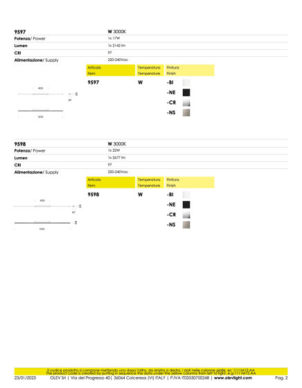 Tab LED | Lampade parete | OLEV