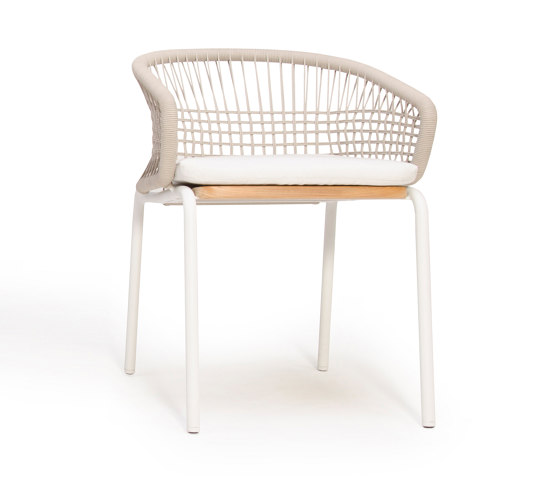 Ace Dining Armchair - White | Chairs | Design Pergola