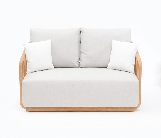 Alvin 2-Seater Sofa - Natural Teak | Sofás | Design Pergola