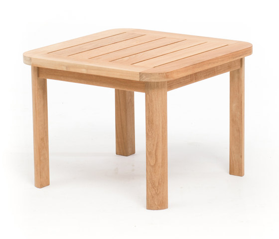 Alvin Side Table 53x53cm - Natural Teak | Tables d'appoint | Design Pergola