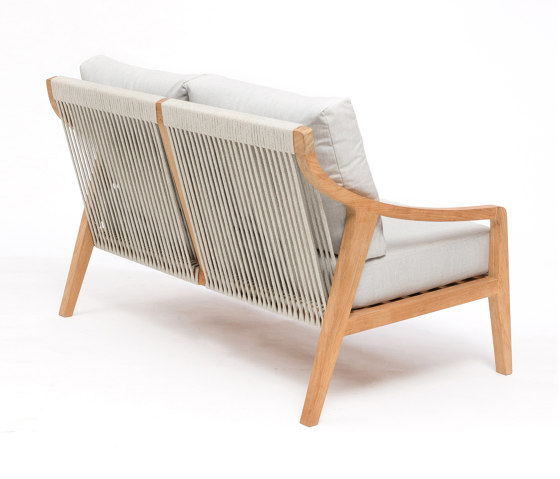 Andrey 2-Seater Sofa - Natural Teak | Divani | Design Pergola