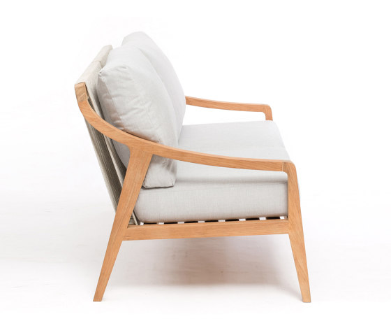 Andrey 2-Seater Sofa - Natural Teak | Divani | Design Pergola