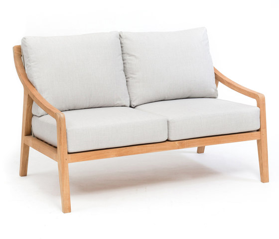 Andrey 2-Seater Sofa - Natural Teak | Sofas | Design Pergola