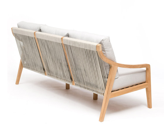 Andrey 3-Seater Sofa - Natural Teak | Divani | Design Pergola