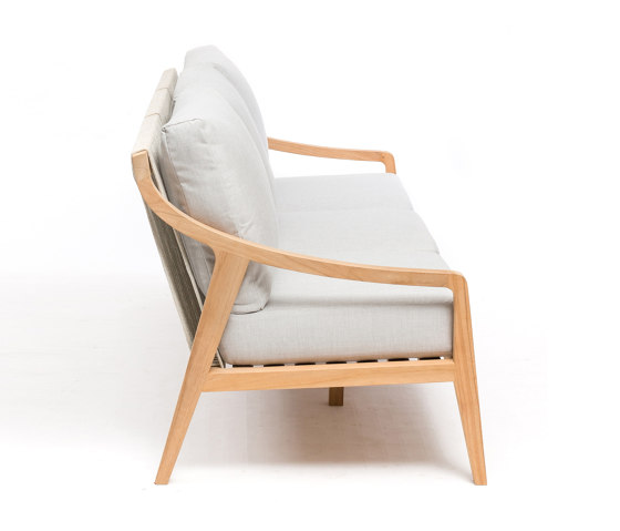 Andrey 3-Seater Sofa - Natural Teak | Divani | Design Pergola